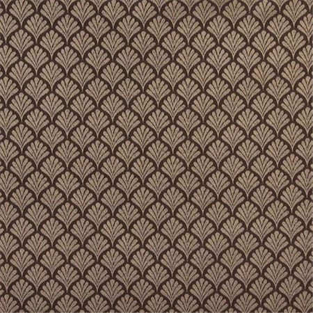 Designer Fabrics Designer Fabrics B657 54 in. Wide Brown; Fan Jacquard Woven Upholstery Fabric B657